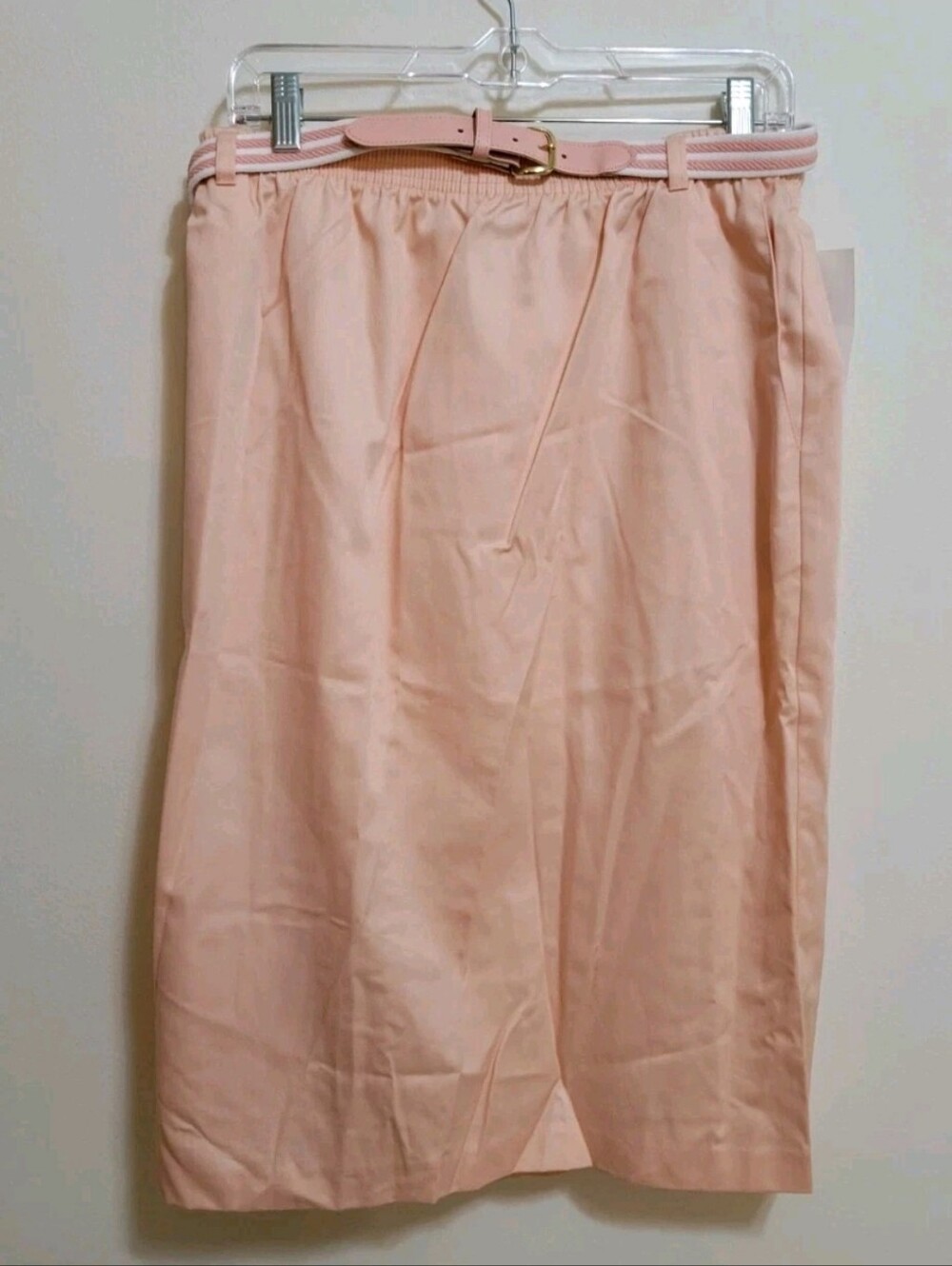 Vintage 80s Alfred Dunner A Line Skirt New Coral Peach